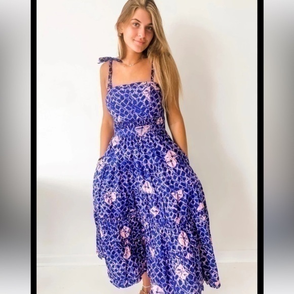 Ulla Johnson Eryn Printed  midi Dress - Picture 13 of 13